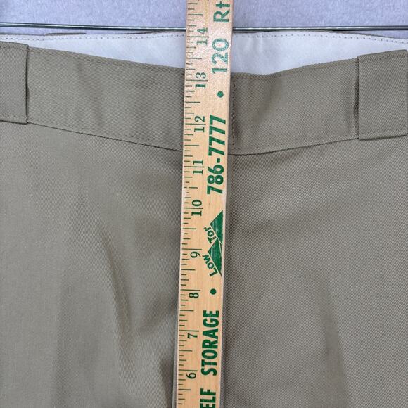 DICKIES Pants Mens 40x32 877 Relaxed Fit Work Flannel Lined Twill Beige NEW - Picture 13 of 16